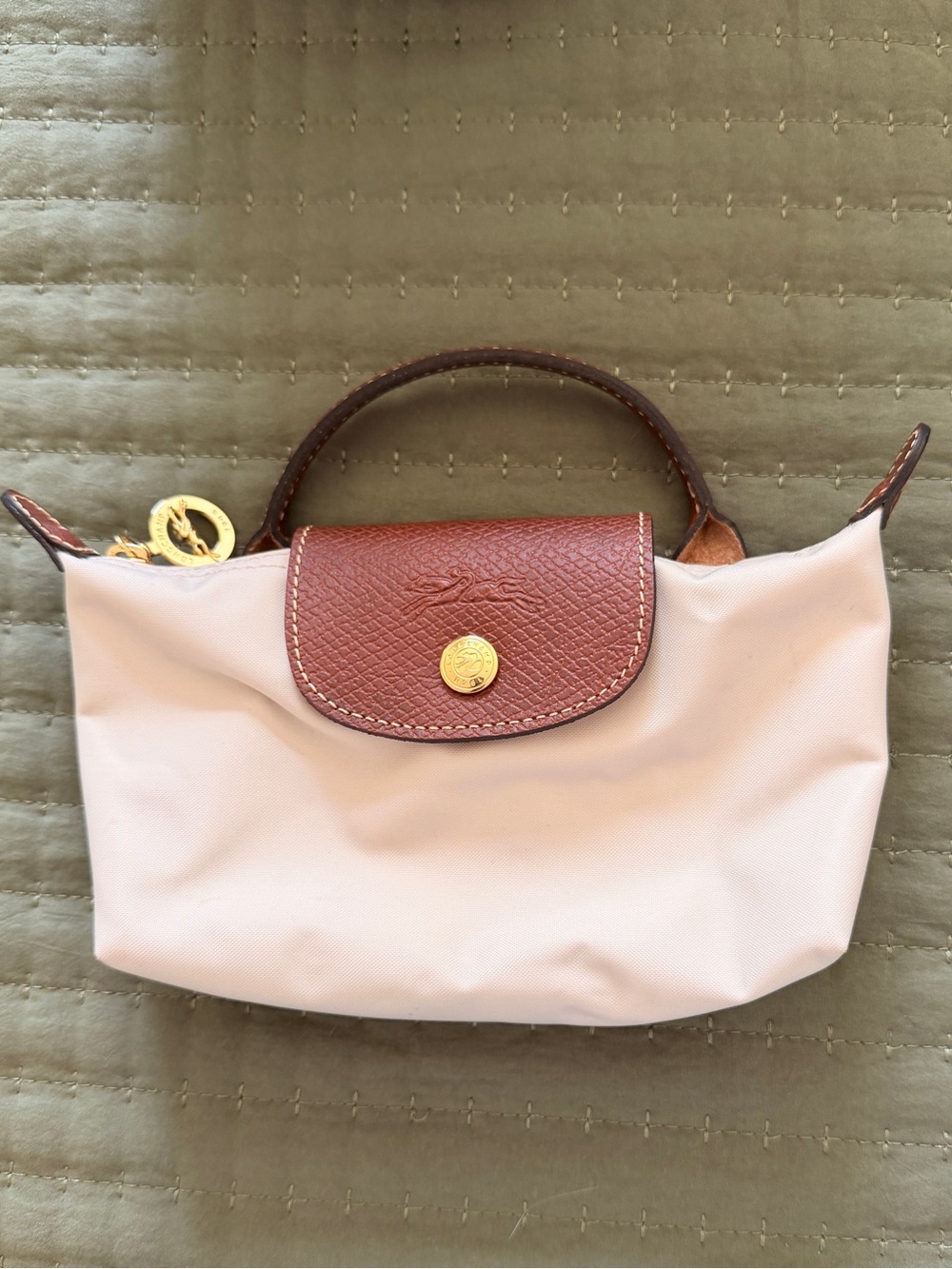 Longchamp Le Pliage Original Pouch with Handle - Picture 4 of 8